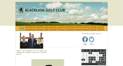 Desktop Screenshot of blackliongolf.com